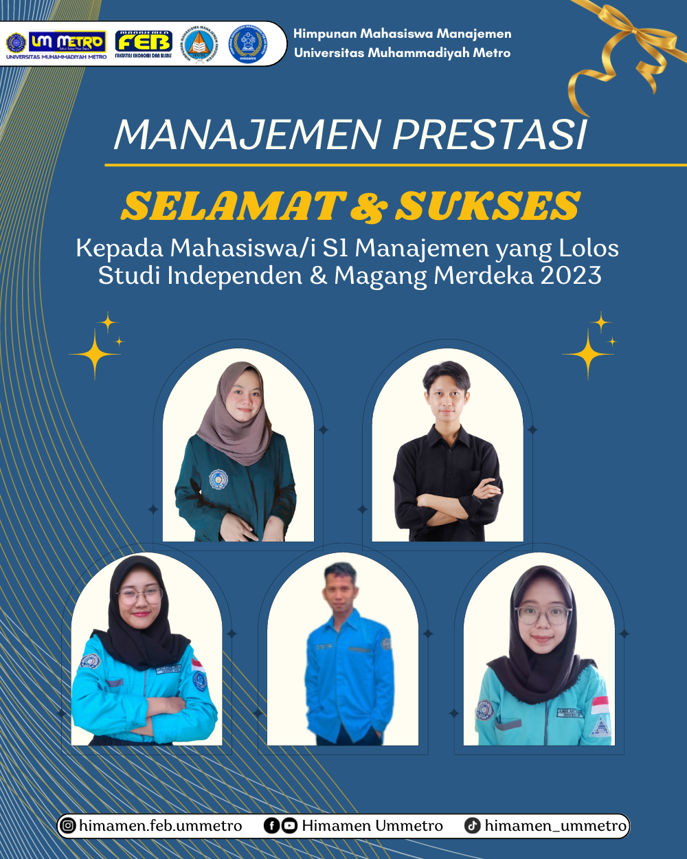 MAHASISA/I S1 MANAJEMEN UM METRO BERHASIL LOLOS KEMBALI PADA PROGRAM STUDI INDEPENDEN DAN MAGANG MERDEKA 2023