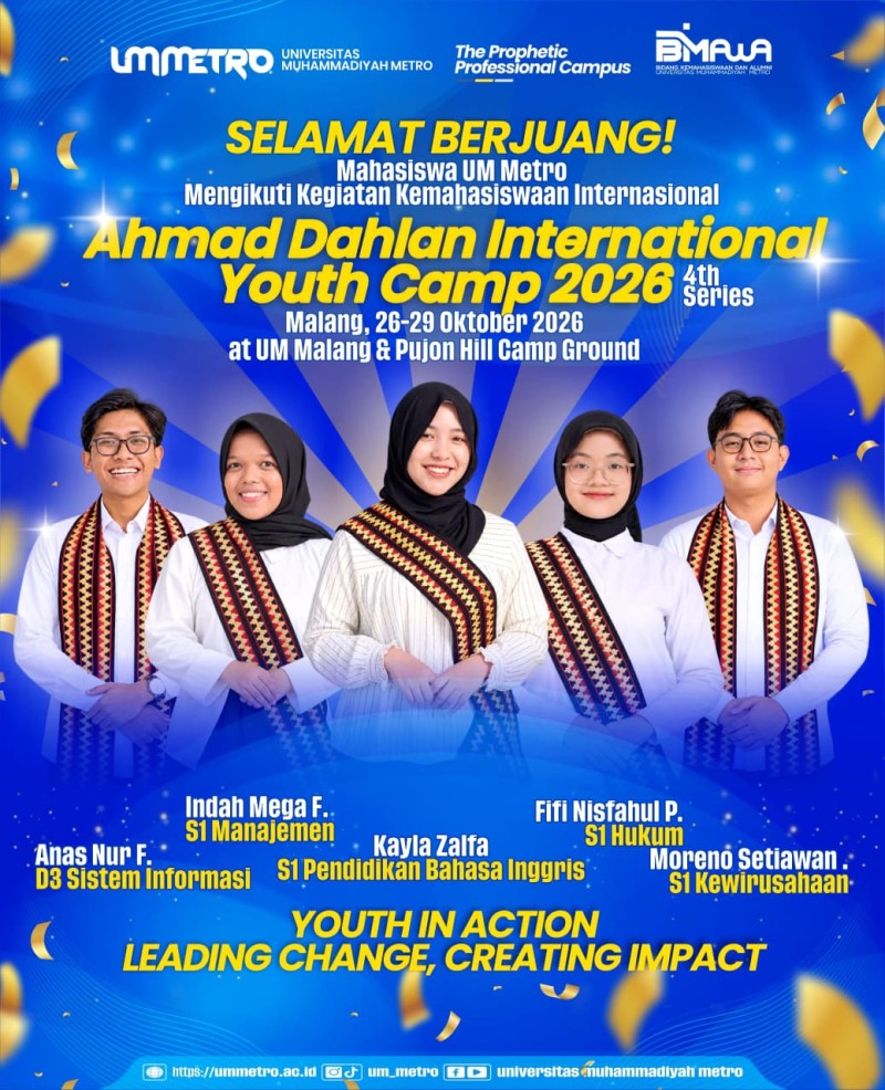Ahmad Dahlan International Youth Camp 2026, Mahasiswa Manajemen Ikut Serta